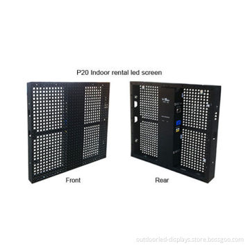 1r1g1b P20 Aluminum Flexible Led Video Screen For Shows, Events 1/4 Scan 320*320mm